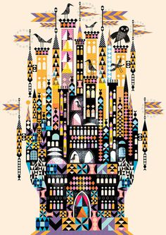 LesleyBarnes_06 #lesley #illustration #barnes #castle