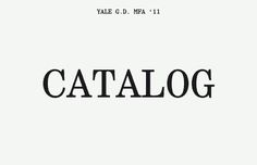 YALE GRAPHIC DESIGN PRESENTS CATALOG #animation #catalog #yale #gif #patterns