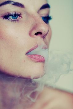 Hannes Caspar #woman #smoke #photography #portrait #smoking