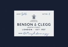 Benson & Clegg Project