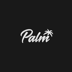 Completed logo for Palm Streetwear