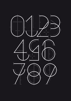 Baubauhaus. #measurement #calculated #markers #typography