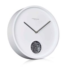 London Clock Company 'Precision' Wall Clock, White, 30cm x 5.5cm