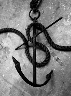 Oh, Pioneer! #ocean #white #black #photography #ship #and #anchor