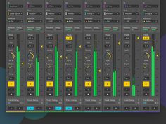 Ableton Live Redesign - Expanded Mixer