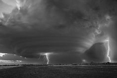 Spectacular Black and White Storm Photography by Mitch Dobrowner