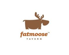 fatmoose by brandclay #fat #logos #tavern #bar #moose