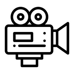 See more icon inspiration related to film, cinema, tool, video cameras, video camera, entertainment, movies, electronics, movie and tools on Flaticon.