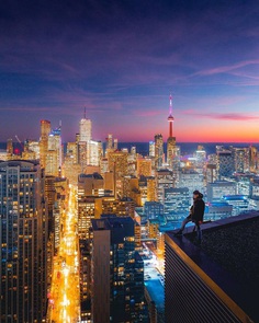 Dazzling Photos of Toronto Taken From The Rooftops by Max Whitehead