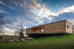 B House by ch+qs arquitectos inspired by the fields with yellow flowers - HomeWorldDesign (1) #spain #architecture #house #green
