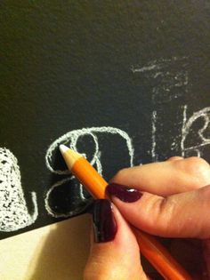 vaalbuns_chalkboard lettering_03 #illustration #lettering #chalk