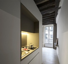 Multifunctional Space in 16 square meters in Paris - InteriorZine