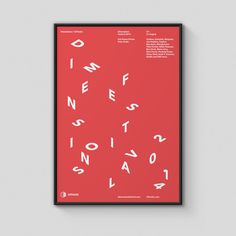 Ross Gunter Â | Â http://rossgunter.com"A selection of posters to promote this years Dimensions Festival and their partners. Each poster #illustration #design #poster #typography