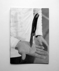 Peter Sutherland #zines #fanzines #nieves #white #black #peter #sutherland #and #knife #hand