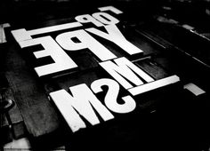 MattyMagpie #machine #letterpress #lead #typography