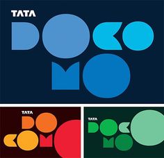 FFFFOUND! | New India Cellular Provider Goes Geometric - Brand New #awesome #typography