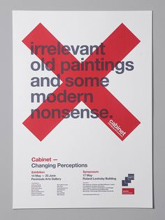 Cabinet on Behance >> Buddy Creative #red #branding #cross #copy #typography