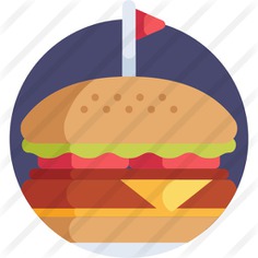 See more icon inspiration related to food and restaurant, salad, french fries, junk food, burger, menu, beef, hamburger, fast food, food and cheese on Flaticon.