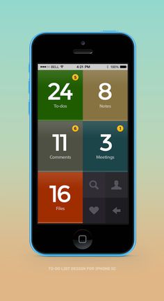 To-do List #design #calendar #grid #iphone #app #mobile #art #list