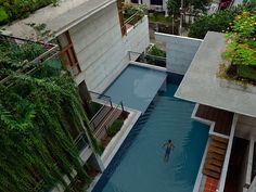 shatotto constructs a private concrete oasis: mamun residence #pool