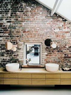 The Design Chaser: Interior Brick | Raw #interior #brick #design #decor #wall #deco #decoration
