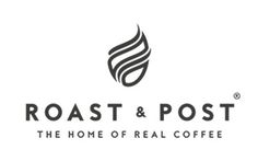 Roast and Post logo design, by Redspa http://redspa.uk