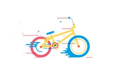 Bicicletas on Behance #bicycle #movement #vector #bike