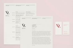 CV Vanessa Lam #print #letterhead #identity