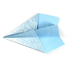 How to make a traditional paper plane (http://www.origami-make.org/howto-paper-airplane.php)
