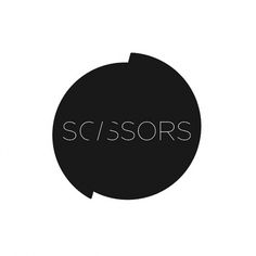 SCISSORS LOGO #fold #logotype #cut #scissors #logo #fashion #type