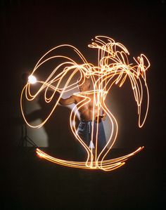 Picasso light drawings #picasso #photography #light #drawing