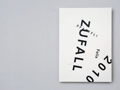 Felix Pfaeffli #cover #typographic