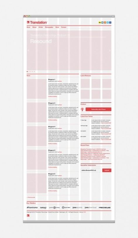 Grid Layouts Inspiration on Designspiration