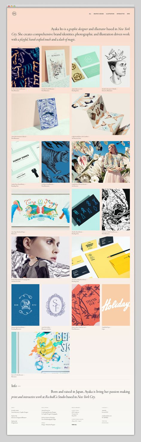 layout images on Designspiration