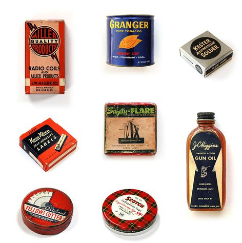 Vintage Packaging Inspiration on Designspiration