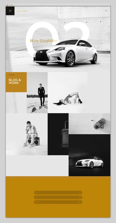 Web UI image inspiration on Designspiration