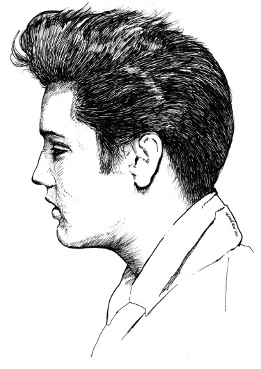 [ Sandovalcrew ] » elvis #elvis #rockabilly #rock #presley #fifties #sixties #hair #music #king
