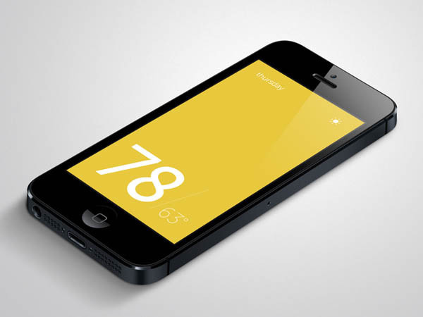 Weatherly - Weather Mobile App UI Design