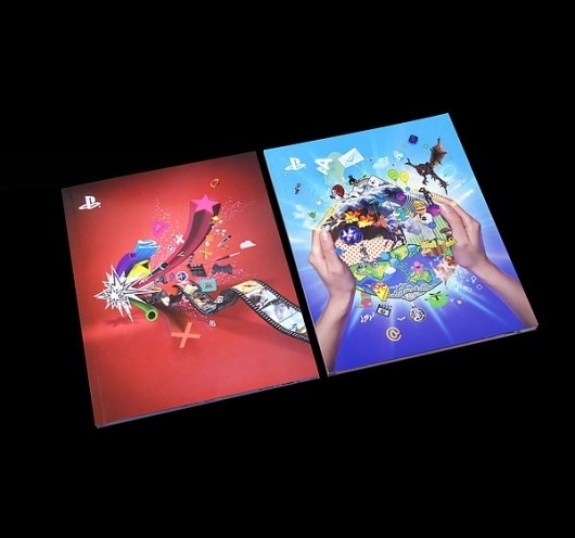 SONY - PLAYSTATION MEDIA KIT on the Behance Network #branding #print #design #book #illustration #sony #special #finishes