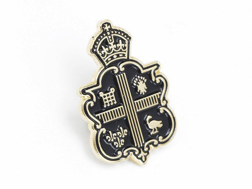 Claridges_pin_black1 #pin #crown #crest
