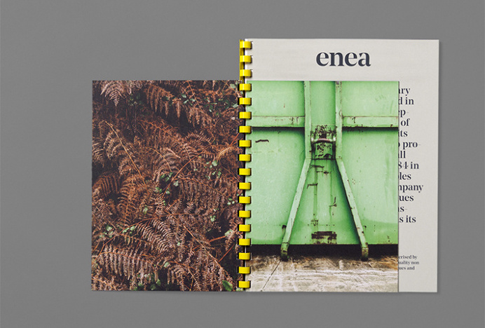Enea by Clase bcn #graphic design #print #editorial