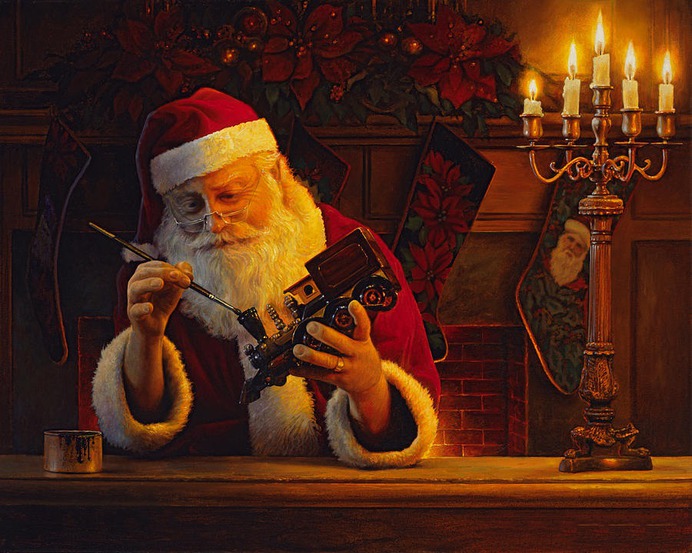 christmas paint by number & step by step easy christmas paintings #painting