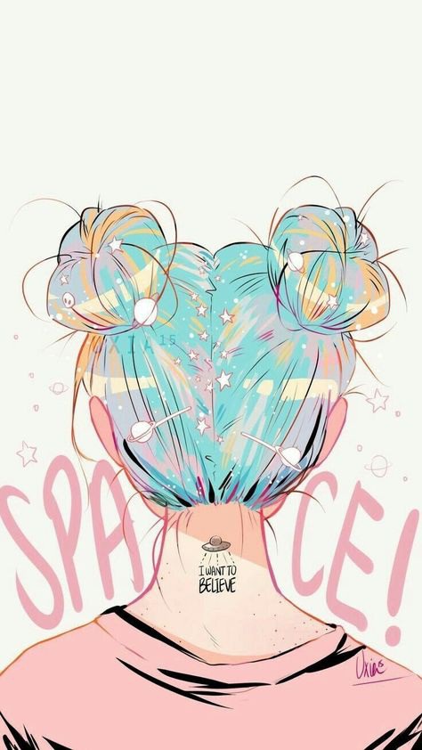 Hair Drawing Illustration Artworks For 2019