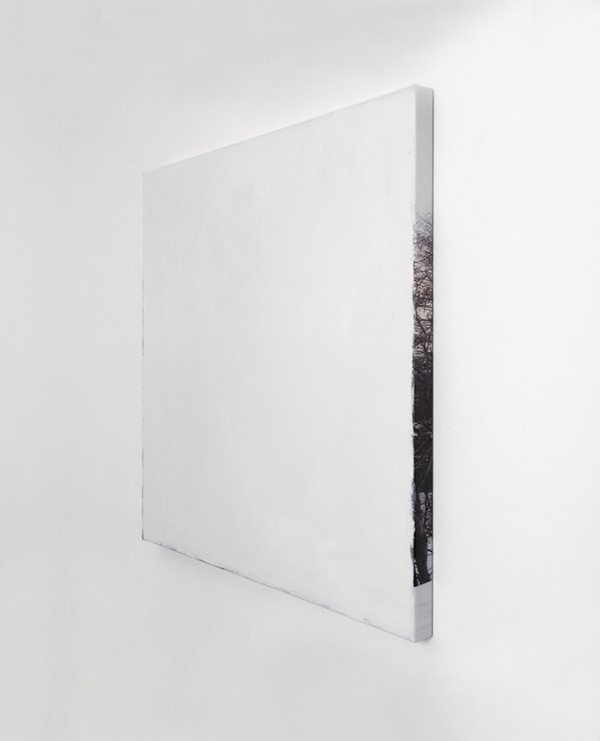 Conclusie 'Santa Moritz', 'Swiss Landscape' 2008 Acrylic paint on photograph on canvas 96 x 102 cm #canvas #paint