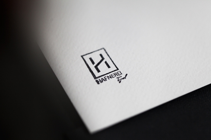 Hafnerei Tyrol #stamp #white #black #photography #logo