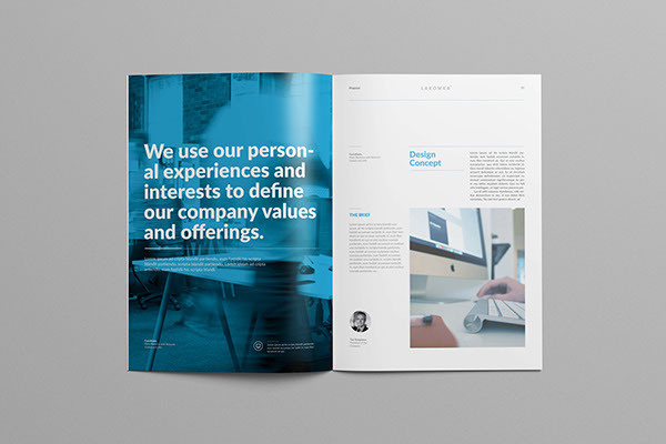 Studio Proposal 2.0 on Behance #annual #report