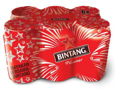 Bintang Limited Edition Can Packaging #packaging #beer #can #label