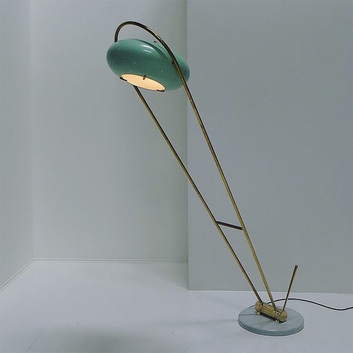 Floor Lamp by Angelo Lelii for Arredoluce, Italy 1950s.