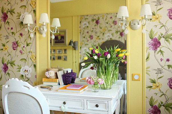 Apartment Design with Spring Accents #interior #design #space #architecture #room