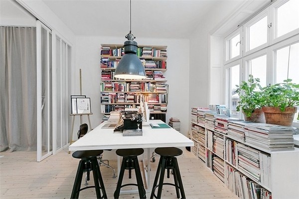 Arbetsrum/sovrum #interior #design #stockholm #decoration